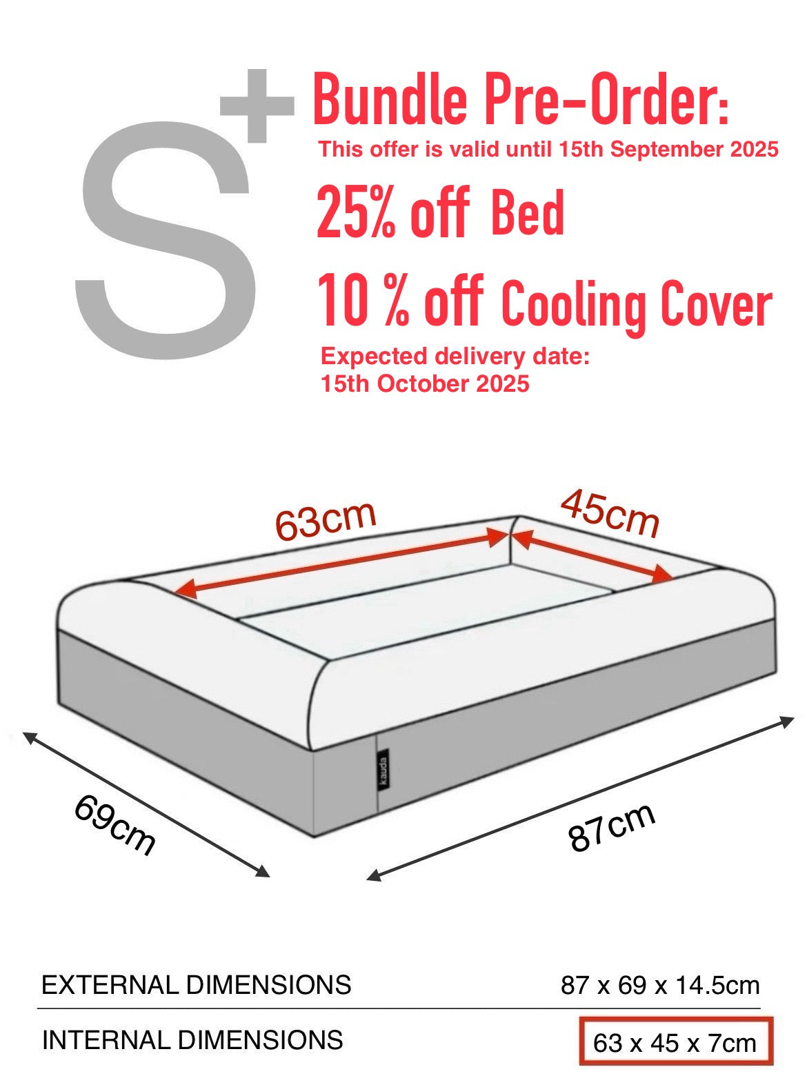 Bundle: The Betty Bed + Cooling Cover